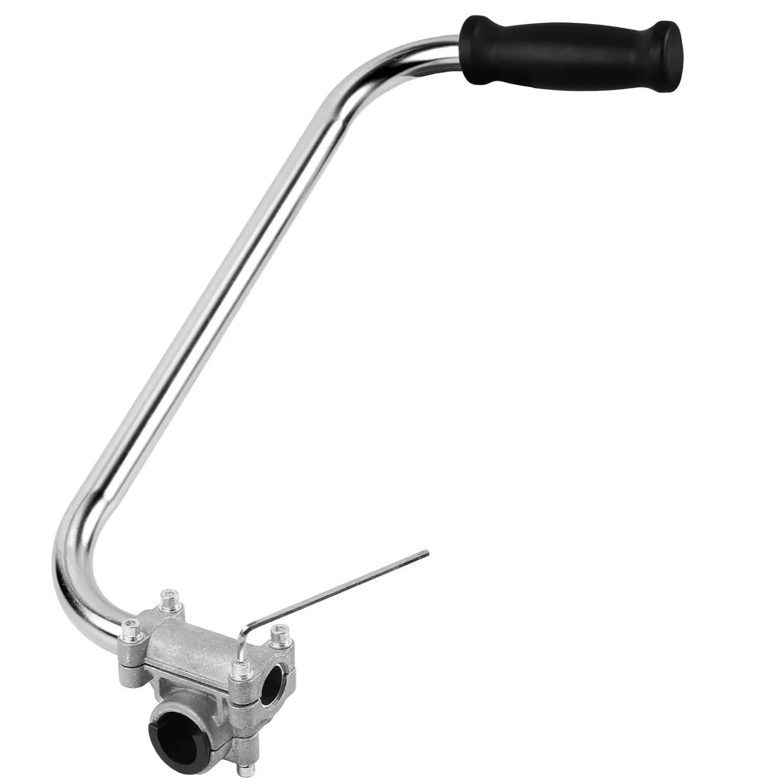 Grass Trimmer Handle, Aluminum Trimmer Handle with Bracket Clip, Multifunction